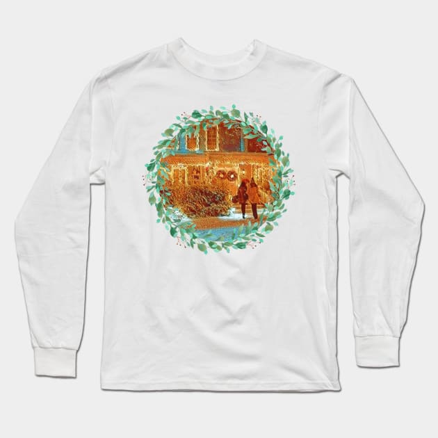 Christmas at Stars Hollow Long Sleeve T-Shirt by Fenay-Designs